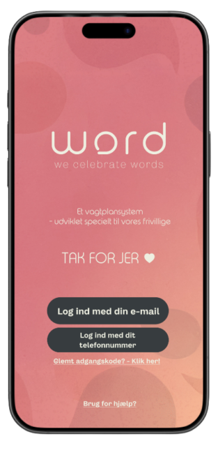 Preview af designprojektet for Word Festival